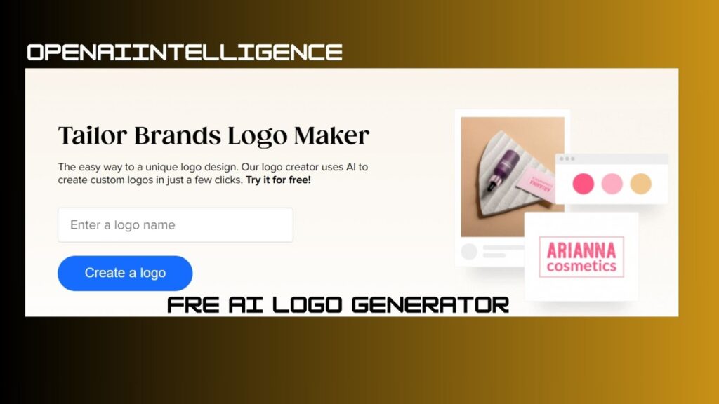 Tailor Brands Logo Maker AI tool